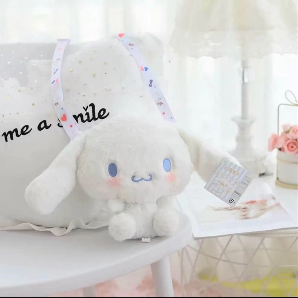 Cinnamoroll plushy crossbody bag purse